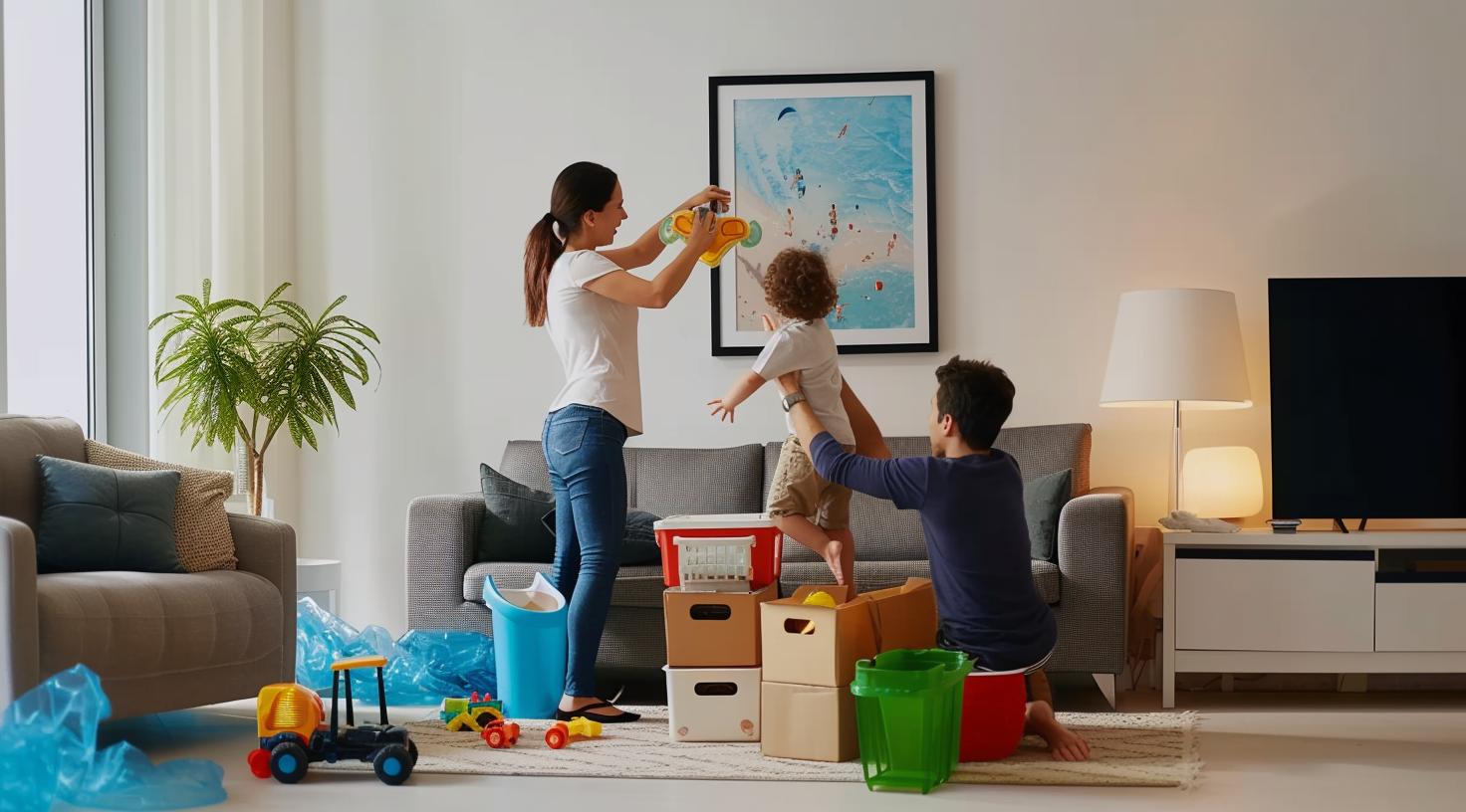 Die Entscheidung zum Zusammenziehen treffen